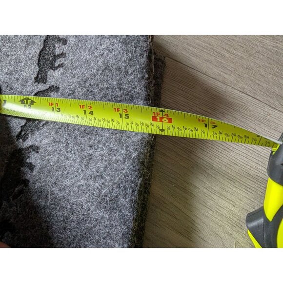 Appenzeller Switzerland Gray Felt Tote Bag  Dual Handles Zipper Closure - Picture 9 of 9